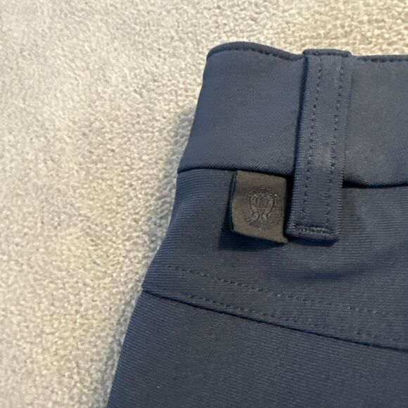 Lululemon ABC Pants Warpstreme Slim Fit 5 Pocket Mens 36x26 Navy Blue M5AQGS - Picture 9 of 13